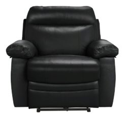 Collection - New Paolo Power - Recliner Chair - Black